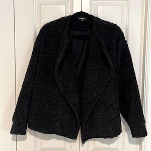 Express black SM teddy jacket